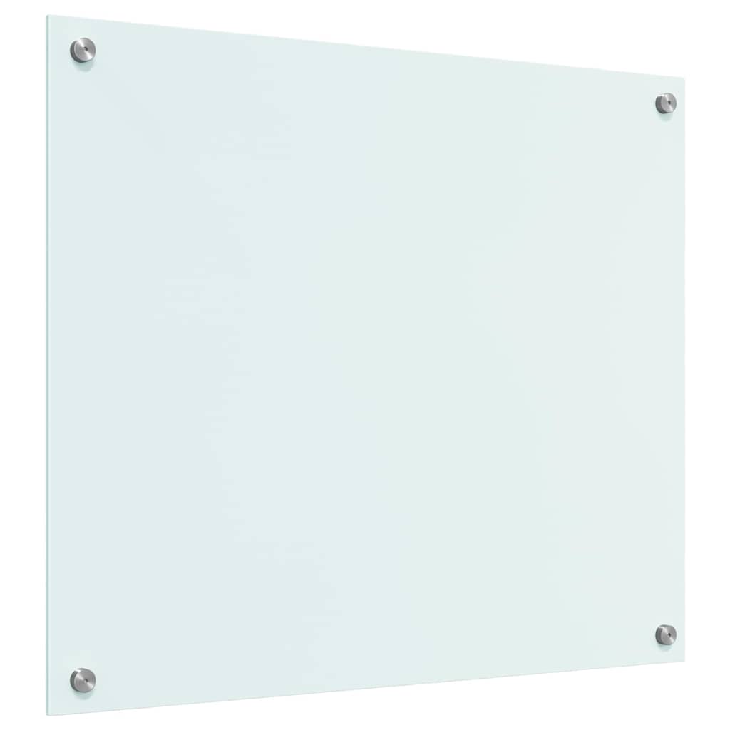 Kitchen Backsplash Milk 70 x 60 cm Tempered Glass