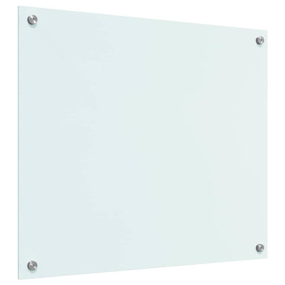 Kitchen Backsplash Milk 70 x 60 cm Tempered Glass