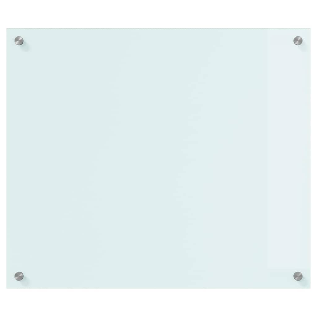 Kitchen Backsplash Milk 70 x 60 cm Tempered Glass