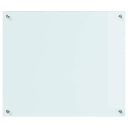Kitchen Backsplash Milk 70 x 60 cm Tempered Glass