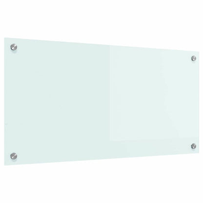 Kitchen Backsplash Milk 80 x 40 cm Tempered Glass