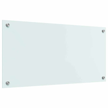 Kitchen Backsplash Milk 80 x 40 cm Tempered Glass