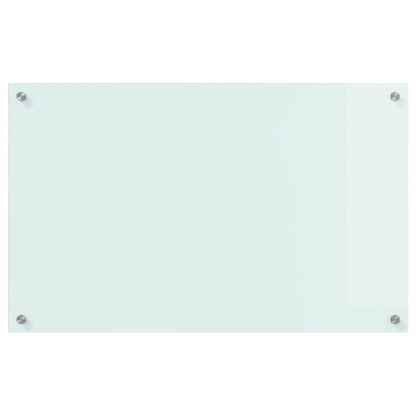 Kitchen Backsplash Milk 80 x 50 cm Tempered Glass