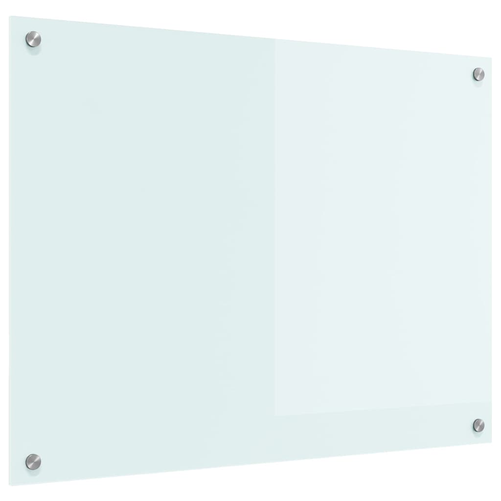 Kitchen Backsplash Milk 80 x 60 cm Tempered Glass