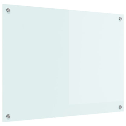 Kitchen Backsplash Milk 80 x 60 cm Tempered Glass