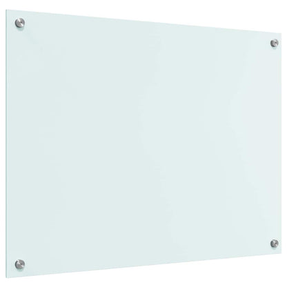 Kitchen Backsplash Milk 80 x 60 cm Tempered Glass