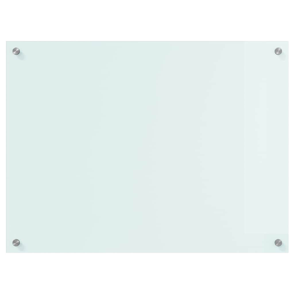 Kitchen Backsplash Milk 80 x 60 cm Tempered Glass