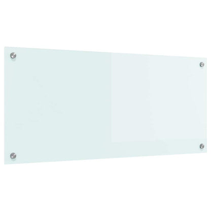 Kitchen Backsplash Milk 90 x 40 cm Tempered Glass