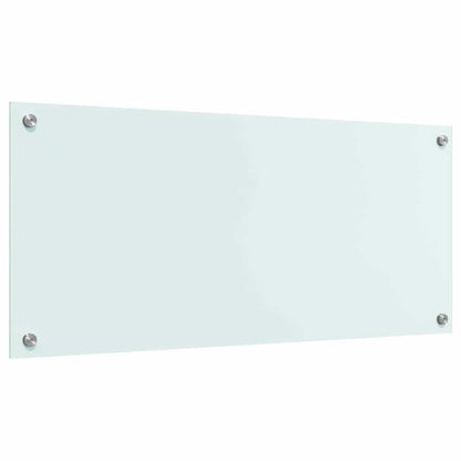 Kitchen Backsplash Milk 90 x 40 cm Tempered Glass