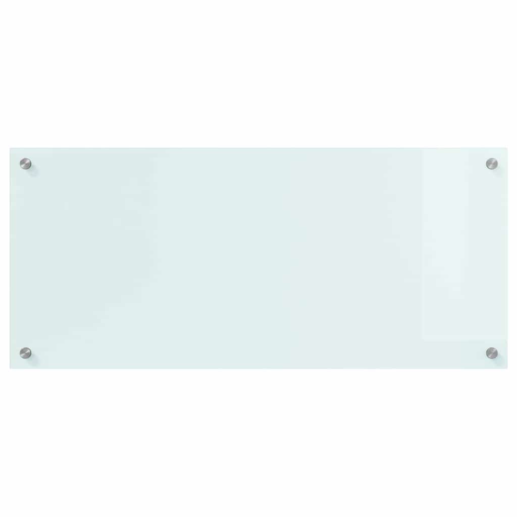 Kitchen Backsplash Milk 90 x 40 cm Tempered Glass