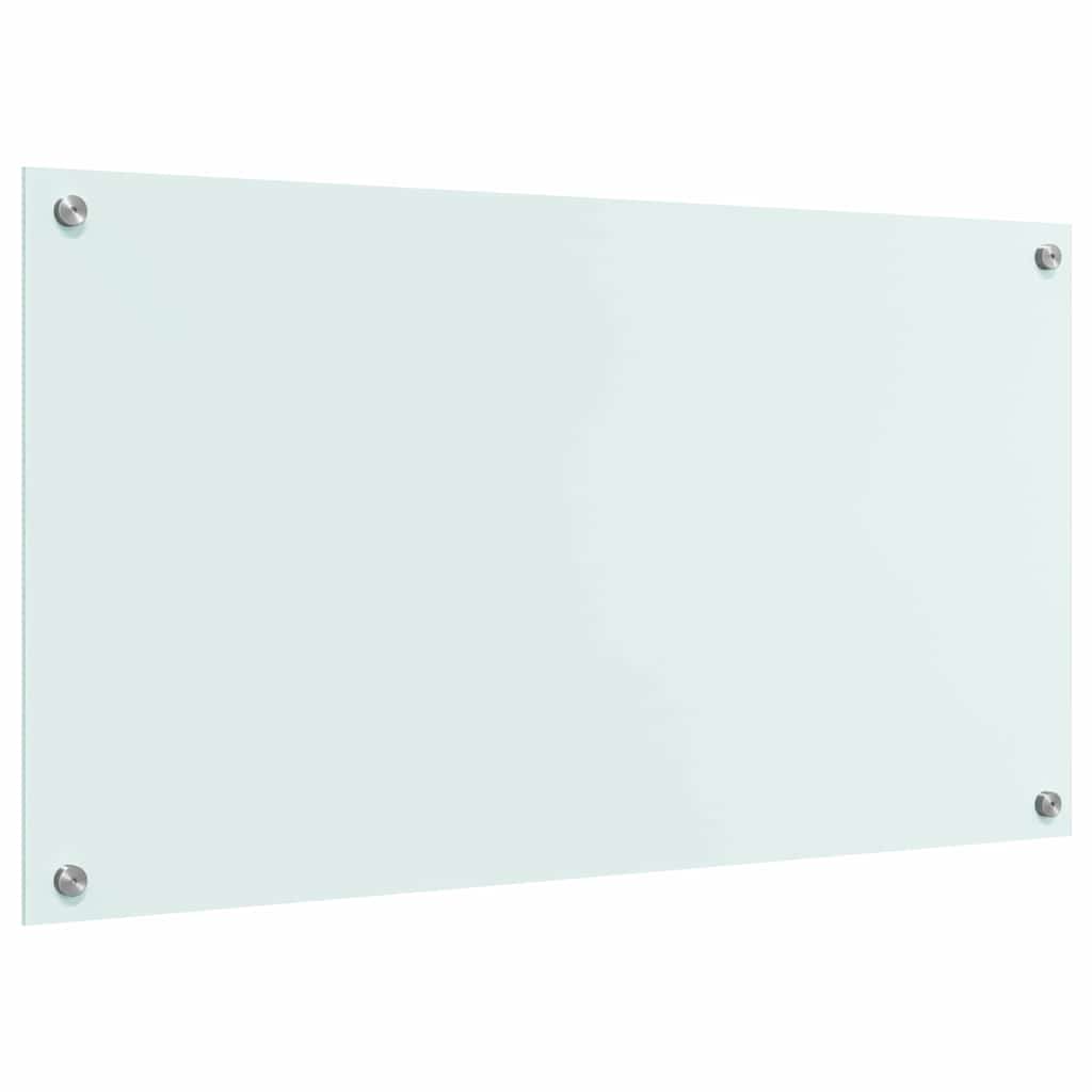 Kitchen Backsplash Milk 90 x 50 cm Tempered Glass