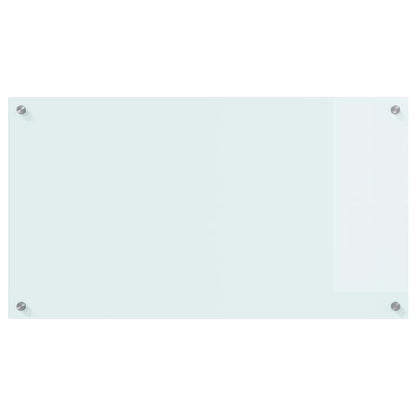 Kitchen Backsplash Milk 90 x 50 cm Tempered Glass