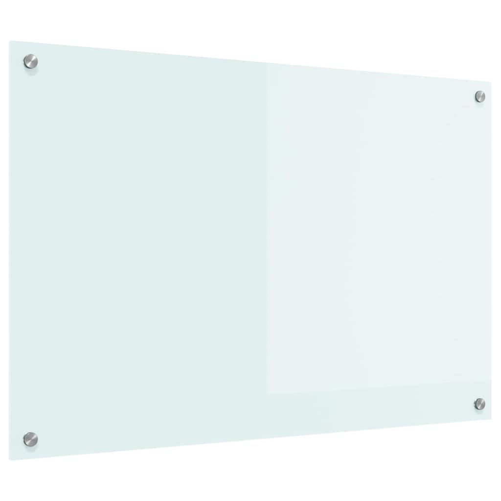 Kitchen Backsplash Milk 90 x 60 cm Tempered Glass