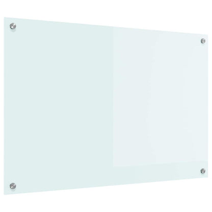 Kitchen Backsplash Milk 90 x 60 cm Tempered Glass