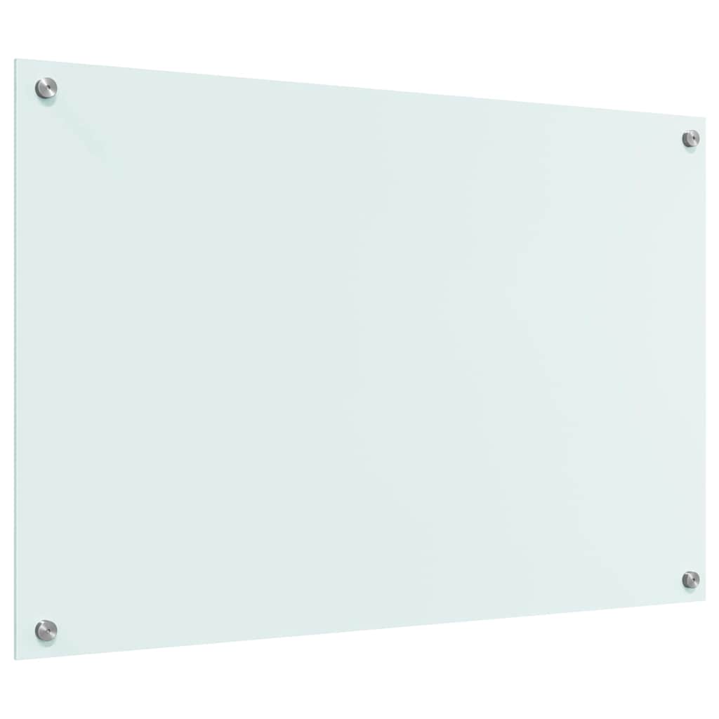 Kitchen Backsplash Milk 90 x 60 cm Tempered Glass