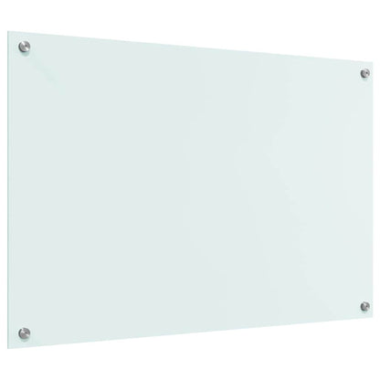 Kitchen Backsplash Milk 90 x 60 cm Tempered Glass