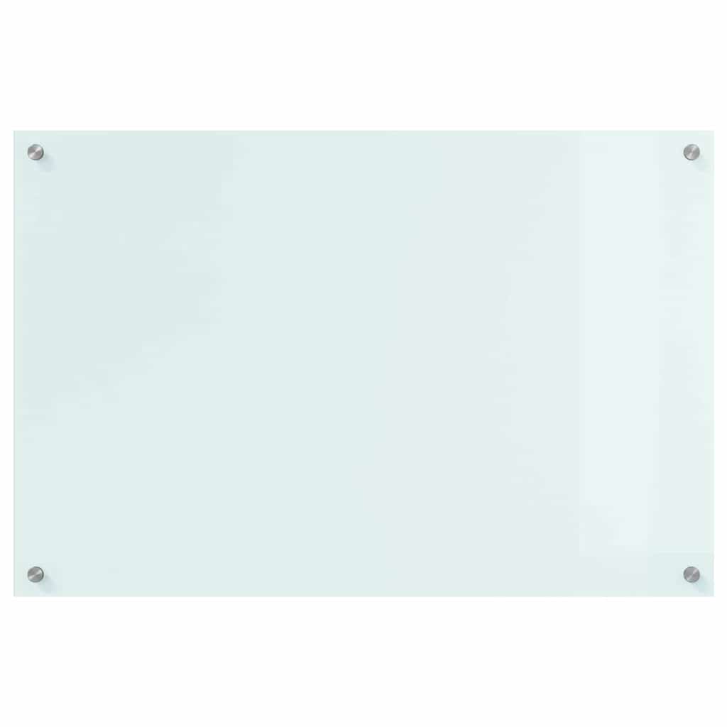 Kitchen Backsplash Milk 90 x 60 cm Tempered Glass