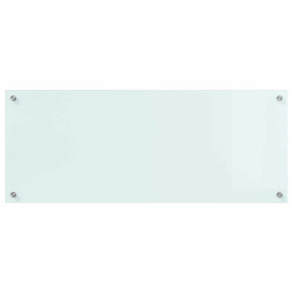 Kitchen Backsplash Milk 100 x 40 cm Tempered Glass