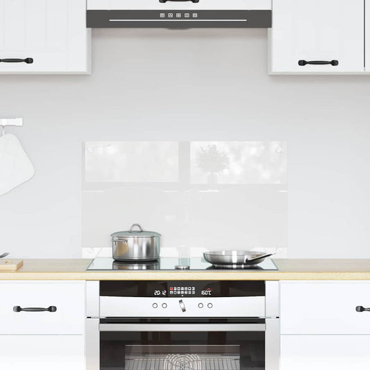 Kitchen Backsplash Transparent 70 x 40 cm Tempered Glass