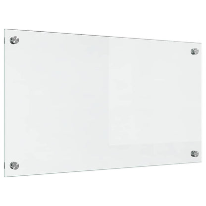 Kitchen Backsplash Transparent 70 x 40 cm Tempered Glass