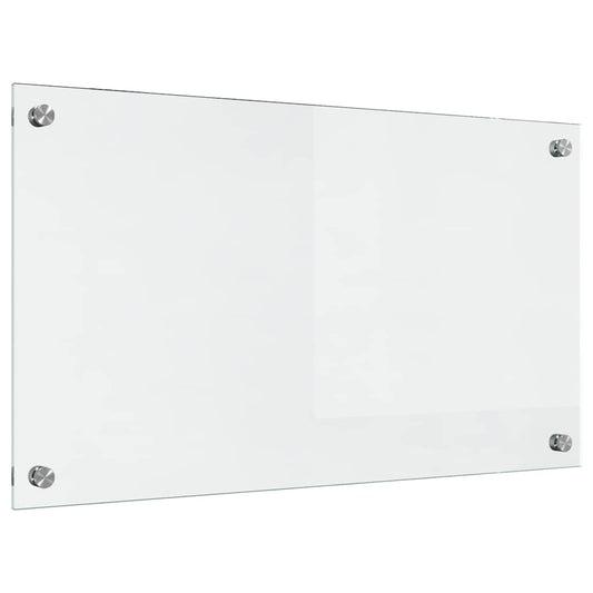 Kitchen Backsplash Transparent 70 x 40 cm Tempered Glass