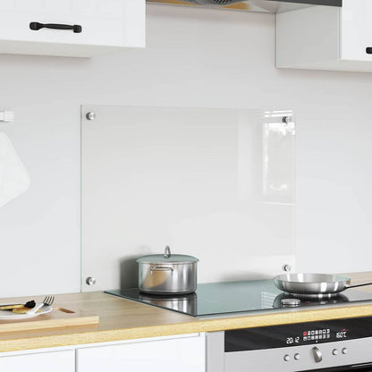 Kitchen Backsplash Transparent 70 x 50 cm Tempered Glass