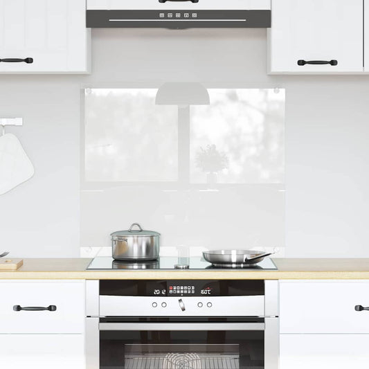 Kitchen Backsplash Transparent 70 x 60 cm Tempered Glass