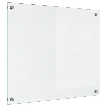 Kitchen Backsplash Transparent 70 x 60 cm Tempered Glass