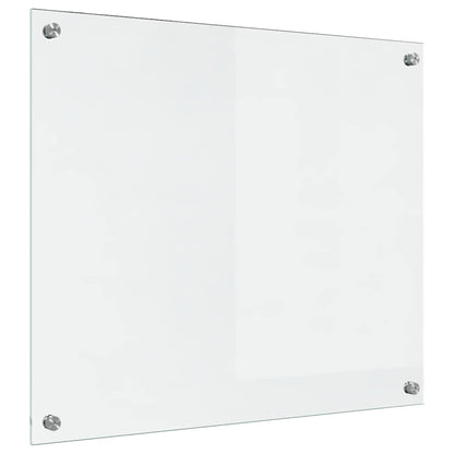 Kitchen Backsplash Transparent 70 x 60 cm Tempered Glass