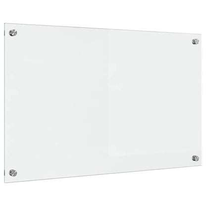 Kitchen Backsplash Transparent 80 x 50 cm Tempered Glass