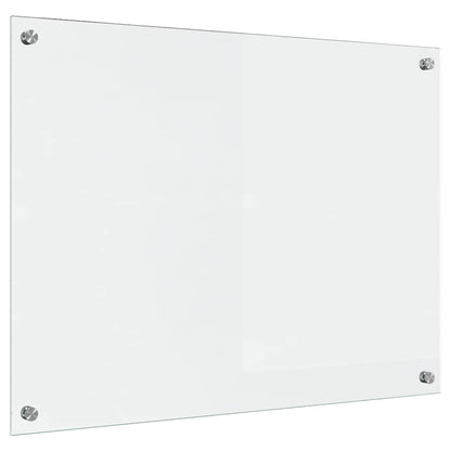 Kitchen Backsplash Transparent 80 x 60 cm Tempered Glass