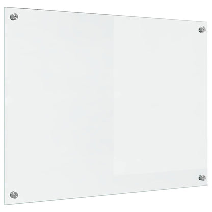 Kitchen Backsplash Transparent 80 x 60 cm Tempered Glass