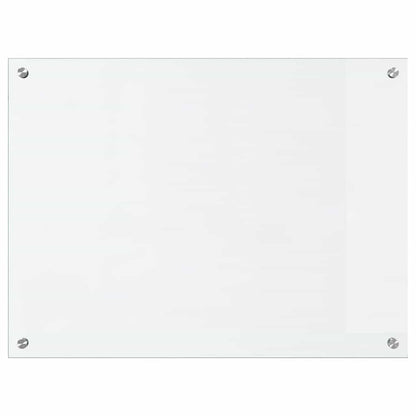 Kitchen Backsplash Transparent 80 x 60 cm Tempered Glass