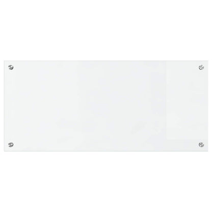 Kitchen Backsplash Transparent 90 x 40 cm Tempered Glass