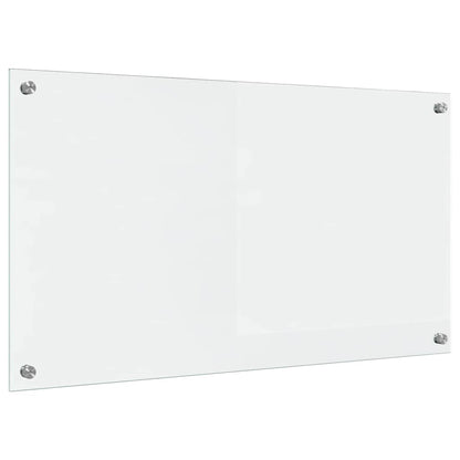 Kitchen Backsplash Transparent 90 x 50 cm Tempered Glass