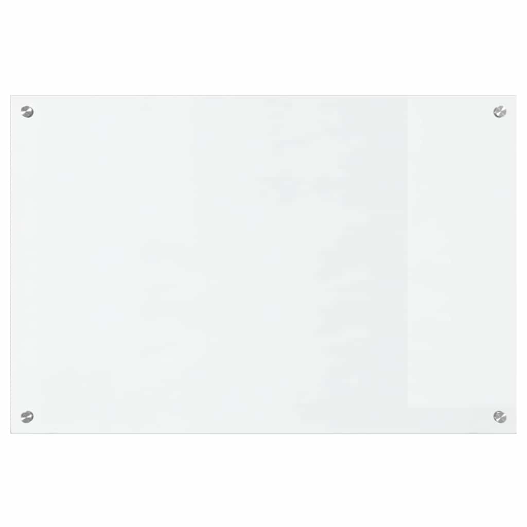 Kitchen Backsplash Transparent 90 x 60 cm Tempered Glass