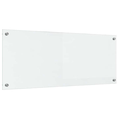 Kitchen Backsplash Transparent 100 x 40 cm Tempered Glass