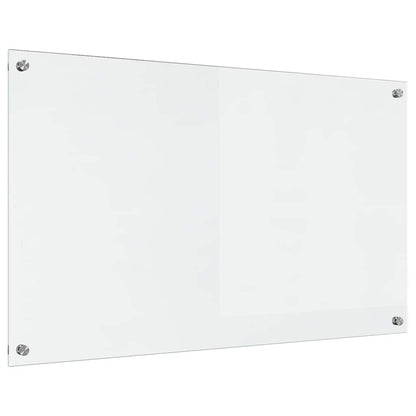 Kitchen Backsplash Transparent 100 x 60 cm Tempered Glass