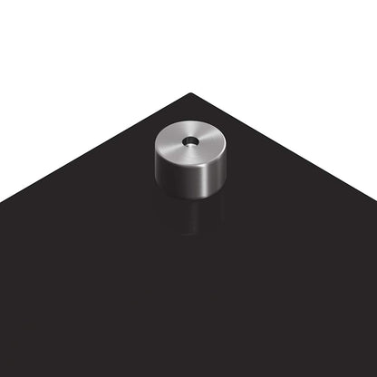 Kitchen Backsplash Black 90 x 40 cm Tempered Glass