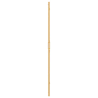 Walk-In Shower Wall Folding Gold 90 x 6.5 x 190 cm
