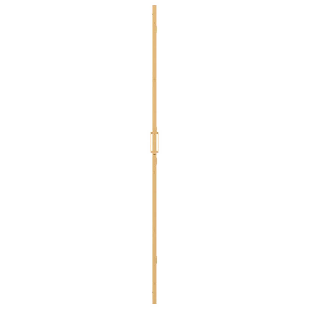 Walk-In Shower Wall Folding Gold 100 x 6.5 x 190 cm