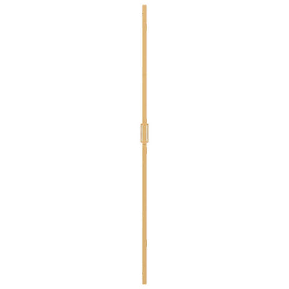 Walk-In Shower Wall Folding Gold 100 x 6.5 x 190 cm