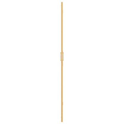 Walk-In Shower Wall Folding Gold 110 x 6.5 x 190 cm