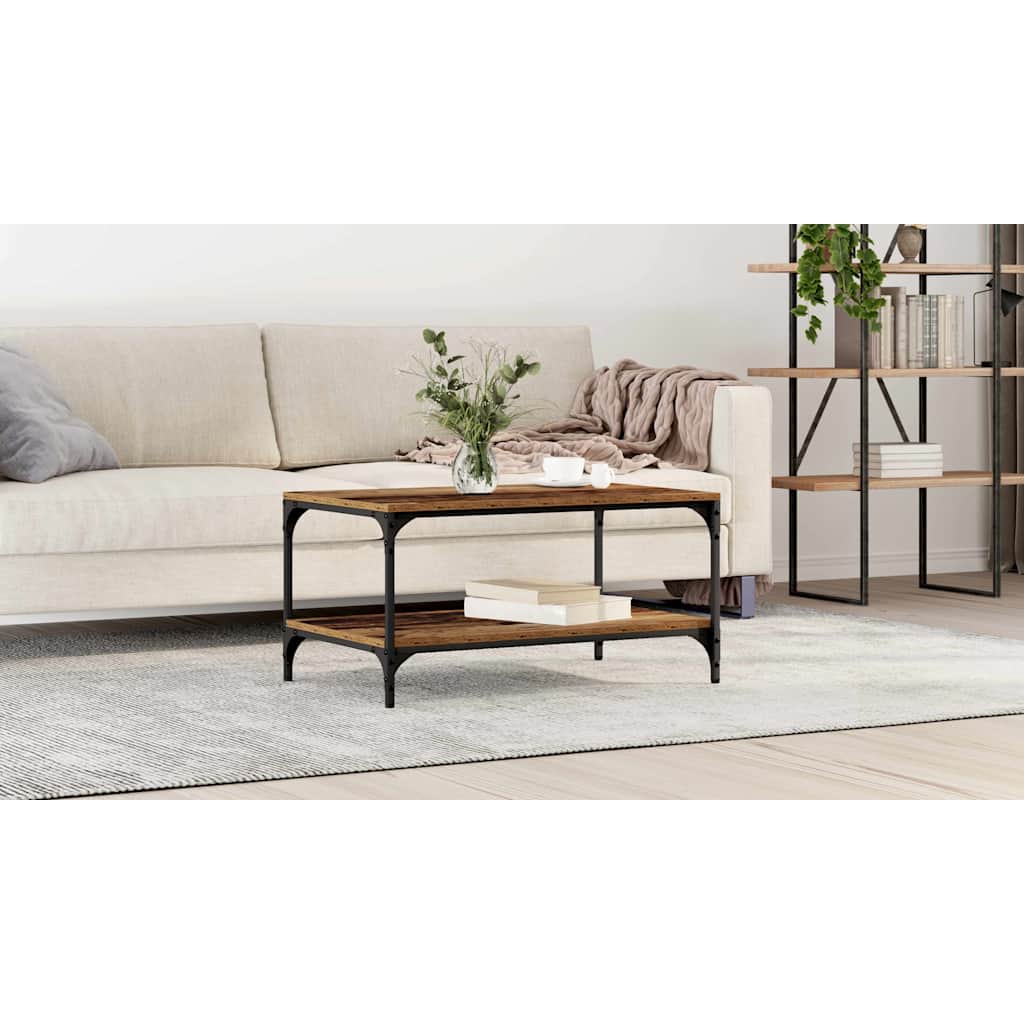 Coffee Table Old Wood 80 x 50 x 40 cm Engineered Wood