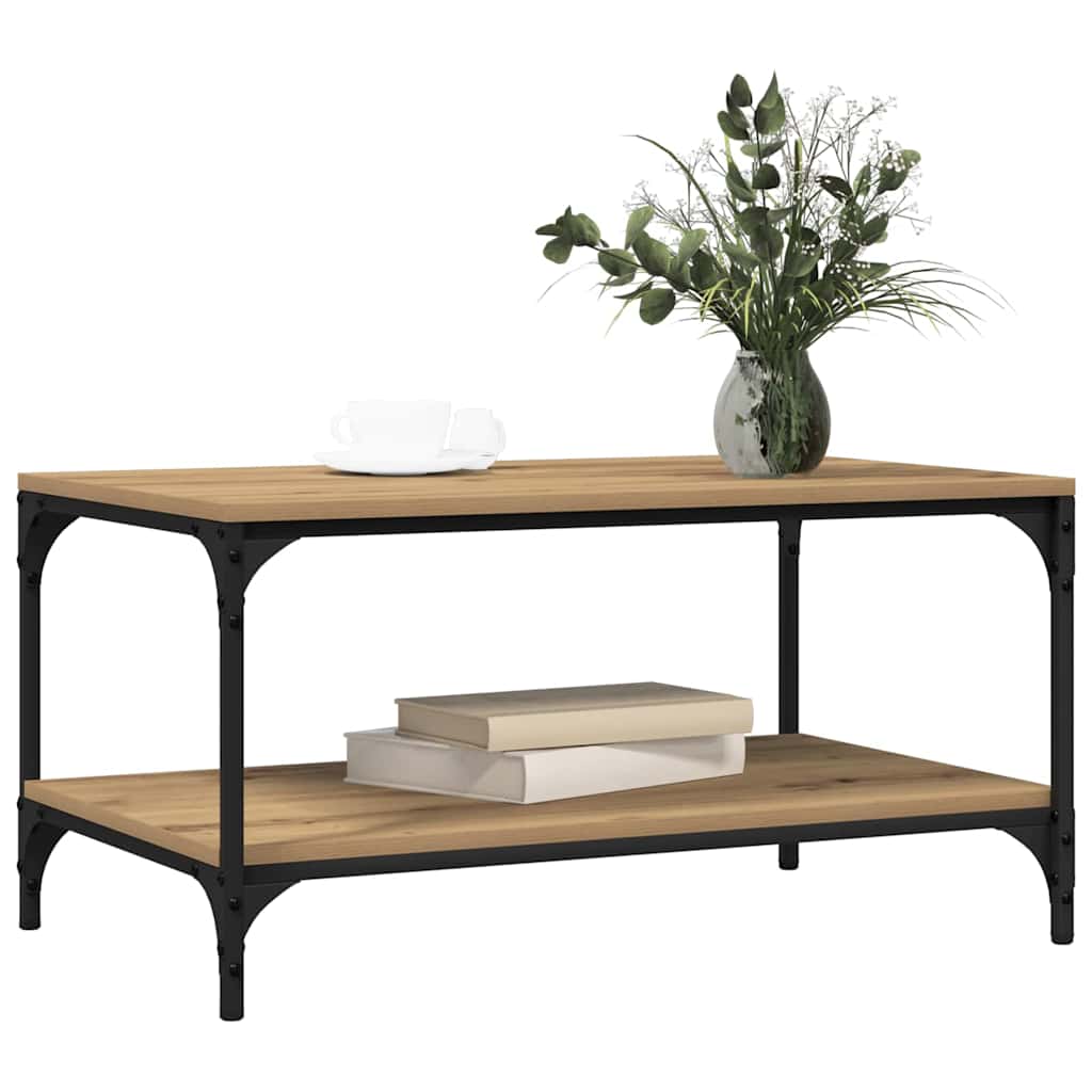 Coffee Table Artisan Oak 81 x 50 x 40 cm Engineered Wood