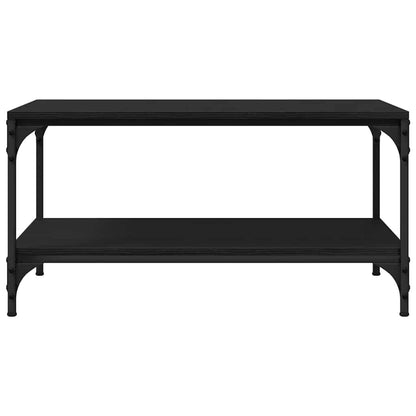 Coffee Table Black Oak 82 x 50 x 40 cm Engineered Wood