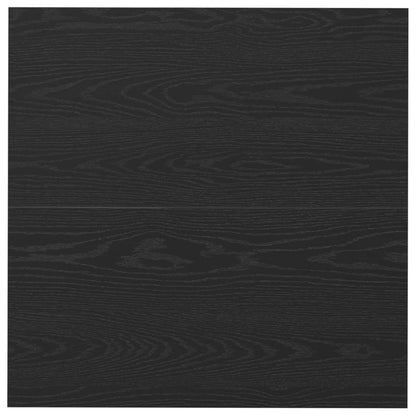 Coffee Table Black oak 80 x 80 x 40 cm Engineered Wood