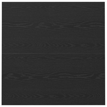 Coffee Table Black oak 100 x 100 x 40 cm Engineered Wood