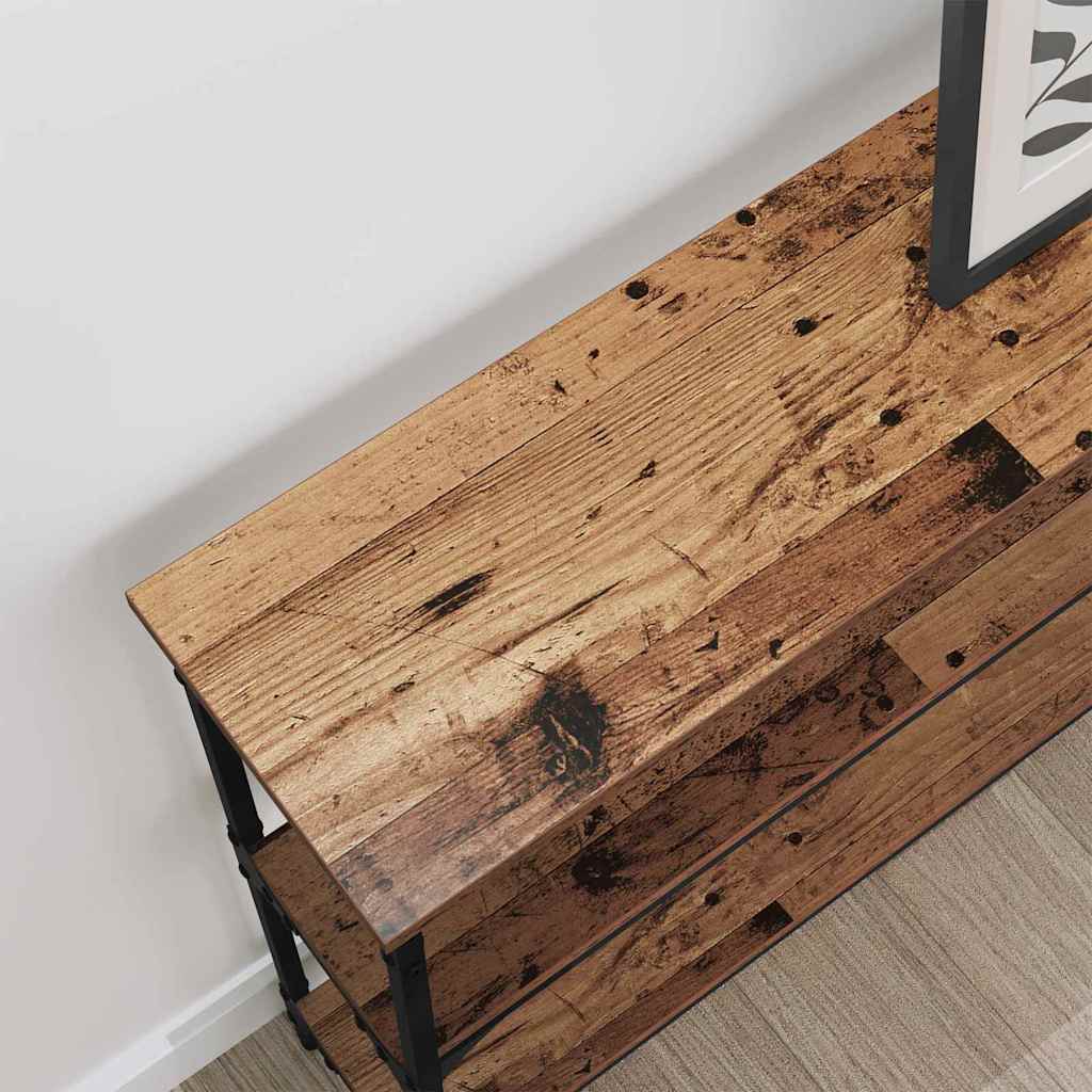 Console Table Old wood 100 x 22.5 x 75 cm Engineered Wood