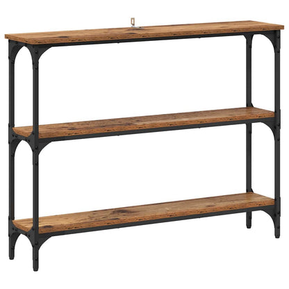 Console Table Old wood 100 x 22.5 x 75 cm Engineered Wood